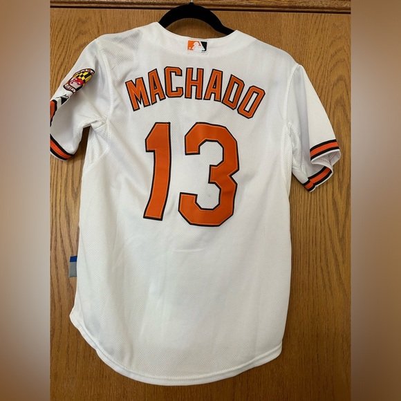Majestic Baltimore Orioles Baseball Jersey Manny Machado #13 MLB Mens Size XL - Picture 3 of 3